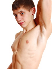 Athletic twink that will stun you with his muscles and the size of his cock