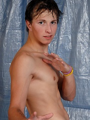 Amazing teen boy showing his sexy nude body
