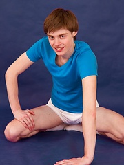 Joel Martin, cute straight basketball player poses for the first time