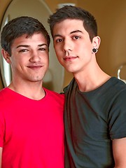 Young gay boyfriends have anal and oral sex