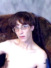 Seemingly nerdy tattooed twink Sacha is back and he is more than ready to put on an explicit show for you in this video. Geek chic is in and this ...